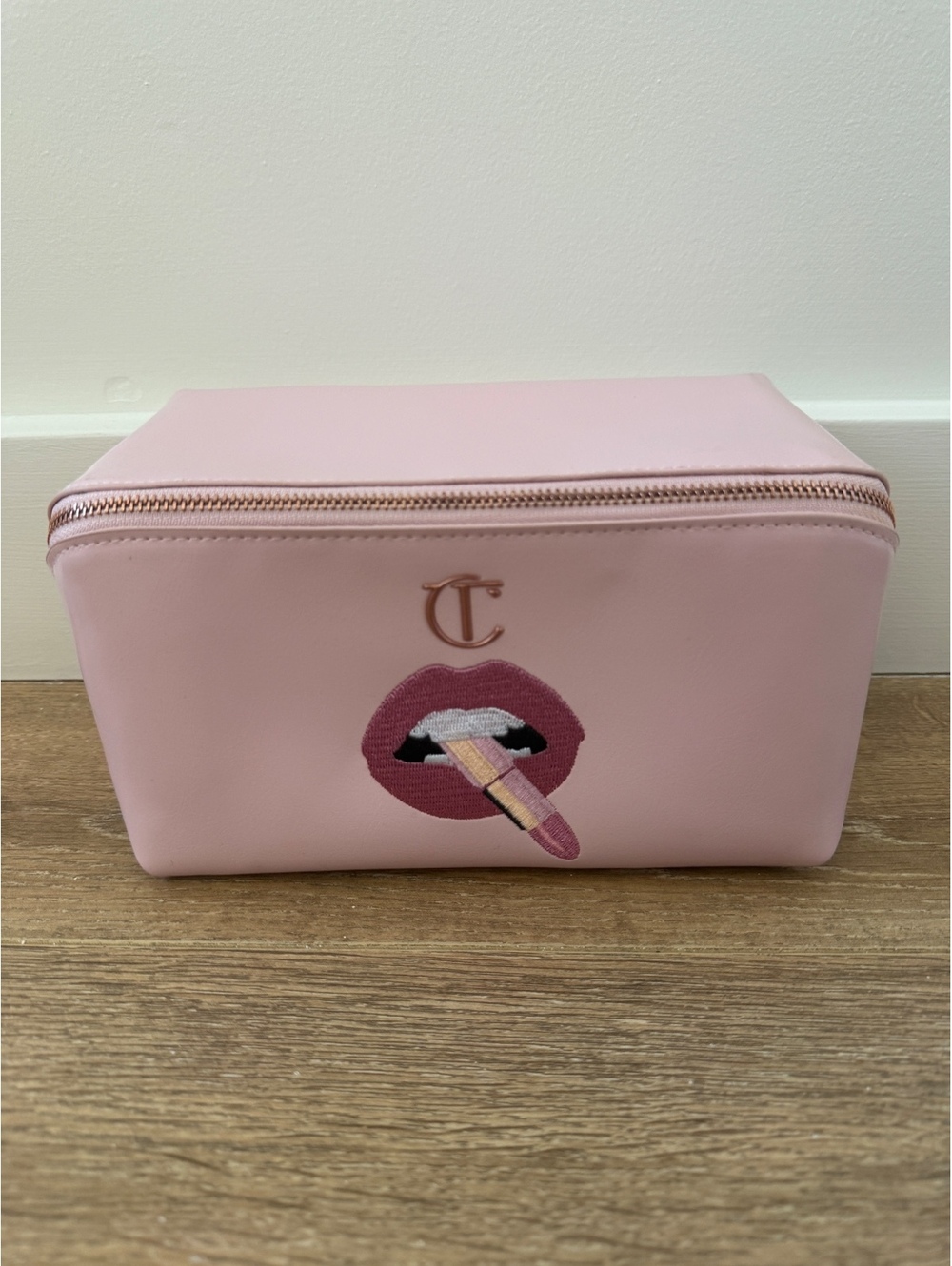 Like NEW Charlotte Tilbury Large Cosmetic Makeup Toiletry Bag Organizer